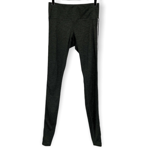 Spiritual Gangster Gray White Athletic Stripe Practice Leggings Size Small - Picture 5 of 11